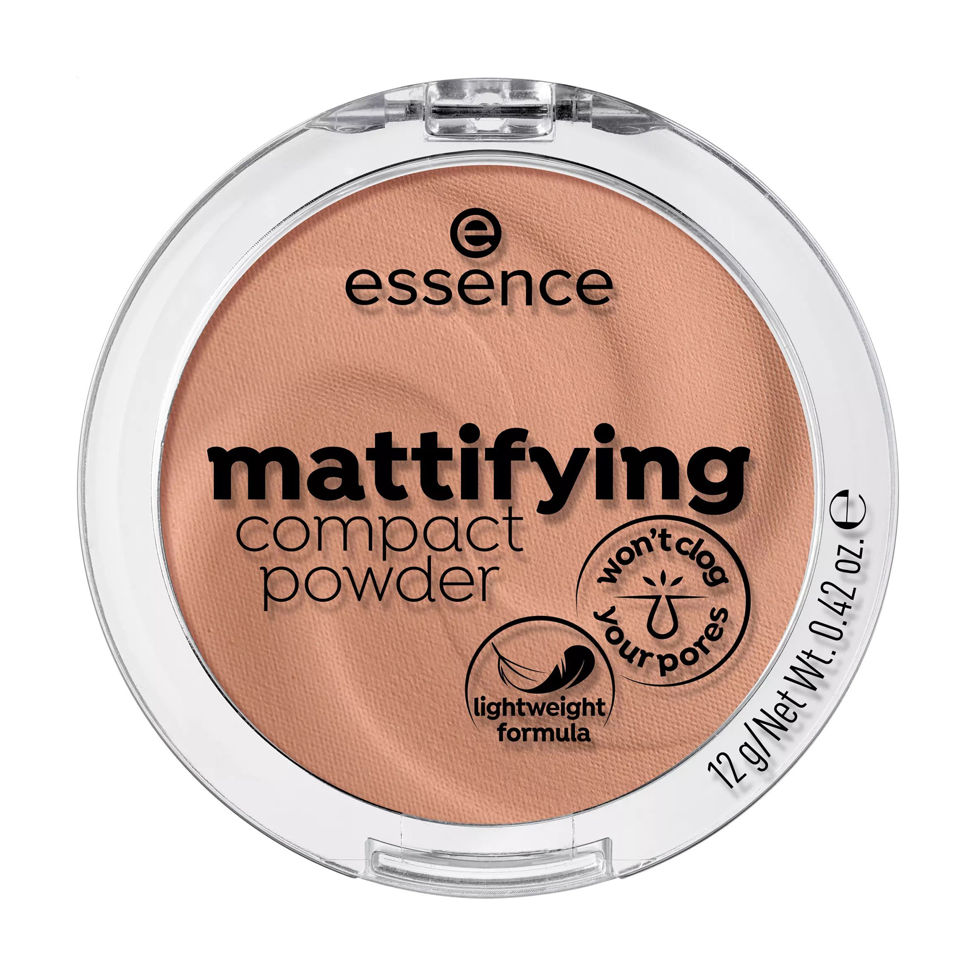 Матувальна компактна пудра для обличчя Essence Mattifying Compact Powder 02 Soft Beige, 12 г